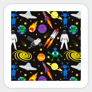 Outer space Sticker